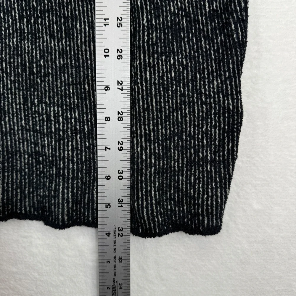 Free People Onyx Combo Ribbed Knit‎ Long Sleeve Tunic Sweater XS MSRP $168